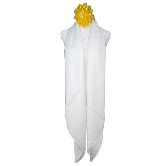 NWT Double Sided Silk Scarf 53"x53" Large Square Shawl Wrap XiangYunSha 36391 - Picture 7 of 8